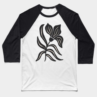 Stylized Tulip Baseball T-Shirt